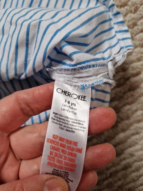 Pruhovaná košeľa 122/128, marks & spencer,122