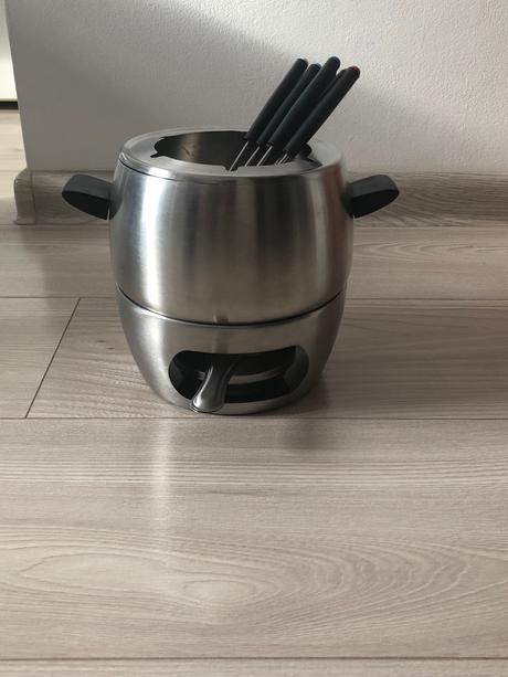 Fondue sada pre šesť osôb - nerez, 