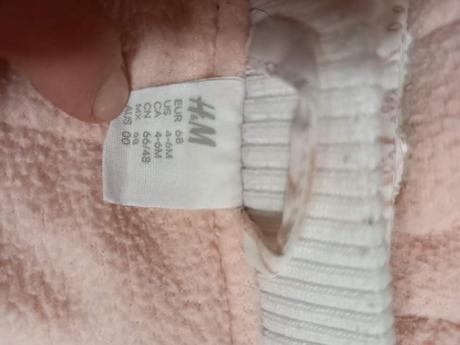 Ružova bunda, h&m,68
