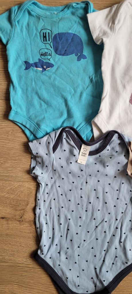 Body s krátkym rukávom 5ks, f&f,74