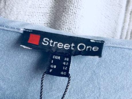 Street one baby blue top/blúzka...vel.38/m, street one,38 / m