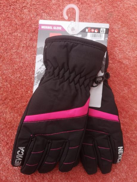 Nevica dievčenské zimné rukavice veľkosť 7-8 rokov, 122 / 128