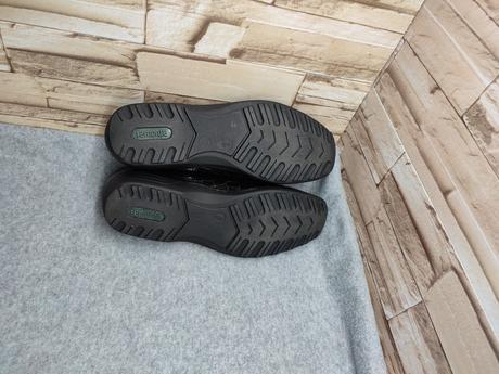 Remonte - rieker 39 - čierne dámske kožené topánky, rieker,39