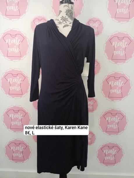 Nové elastické šaty karen kane, l