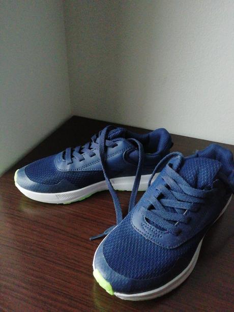 Modré ľahké vzdušné tenisky, f&f,34