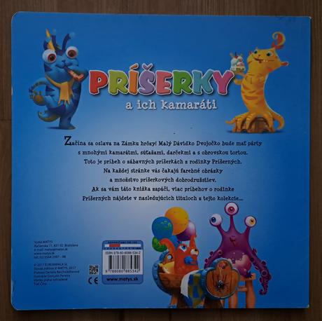 Knižka "príšerky a ich kamaráti", 