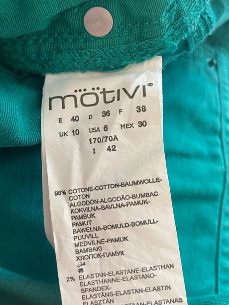 Motivi - zelené rifle / nohavice, 38