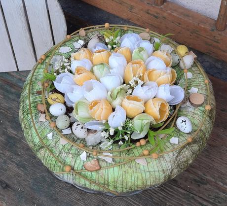 Jarný veniec s krokusami, 