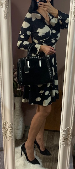 Čierne semišové vybíjané lodičky zn. reserved, reserved,40