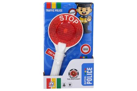 Policajná plácačka svietiaca 23cm, 