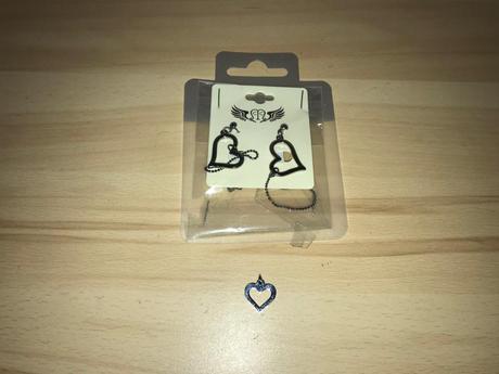 Srdiečkové visiace náušnice + prívesok,