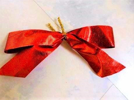 Vianočné mašličky 6 ks, 