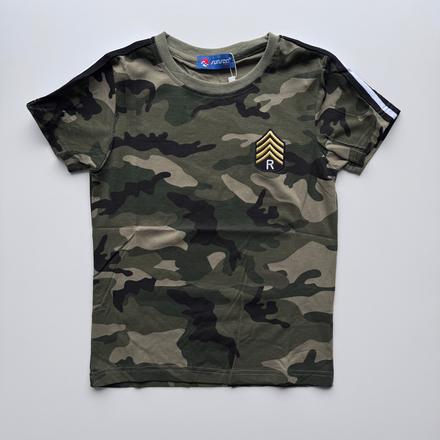 Chlapčenské tričko s krátkym rukávom mimetico zele, 134 - 164