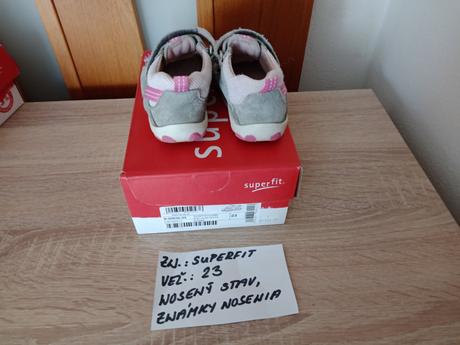 Dievčenské sandále zn.superfit veľ.23, superfit,23