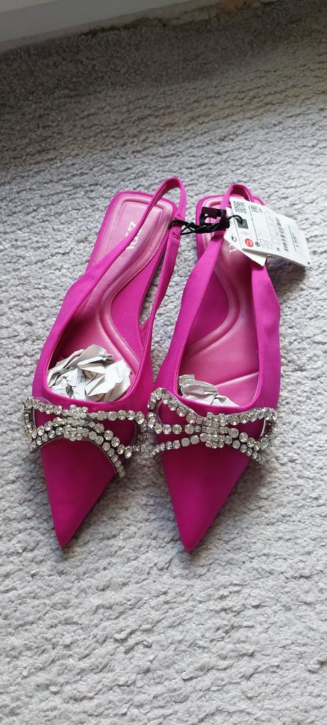 Balerinky (sandale) zara, zara,38