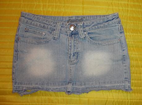 Rifľová sukňa v. 36, denim,36