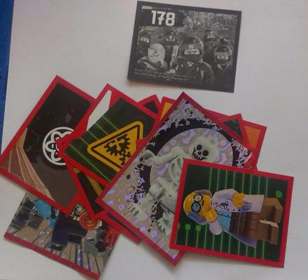 Ninjago nalepky ks 10 centov,