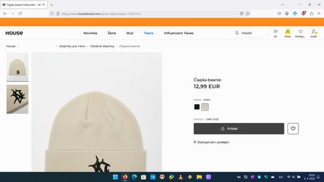 Zimné čiapky, súprava šál + čiapka, h&m