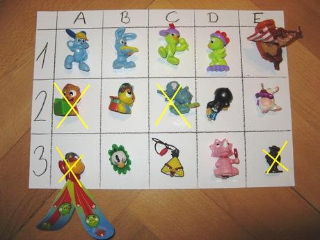 Kinder hracky, cena za 1ks/ 0,20 eur,