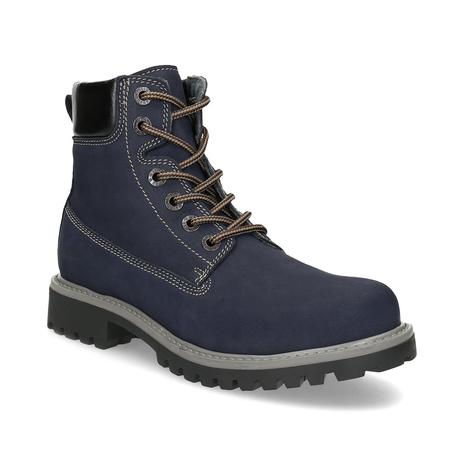 Tmavomodrá dámska členková obuv, baťa,37