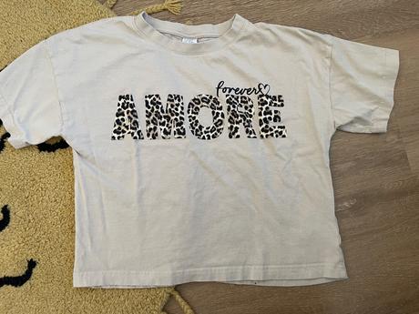 Skrátené tričko, lindex,146