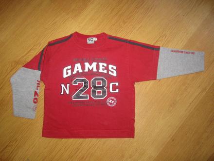 Tričko s dlhým rukávom vel.104-110, 110