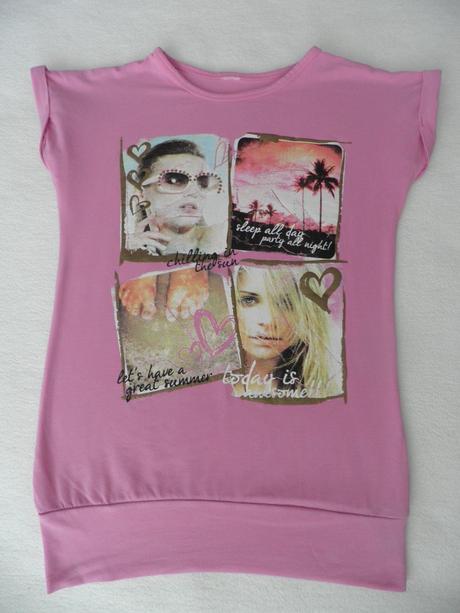 Pekné predĺžené tričko, c&a,134