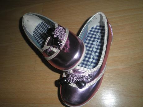 Ružové lesklé balerínky original marines, 24