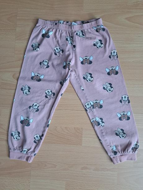 Pyžamko minnie mouse, h&m,110