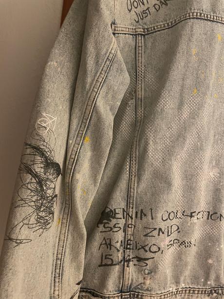 Zara trendy extravagantna riflova bunda, zara,38