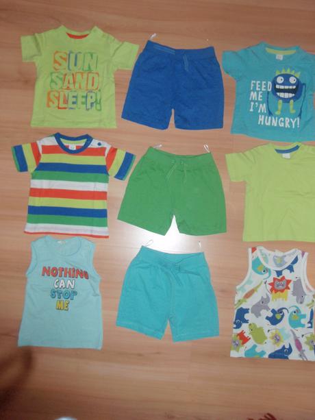 Letna sada--(cena spolu-9ks) velkost 68, 68–80