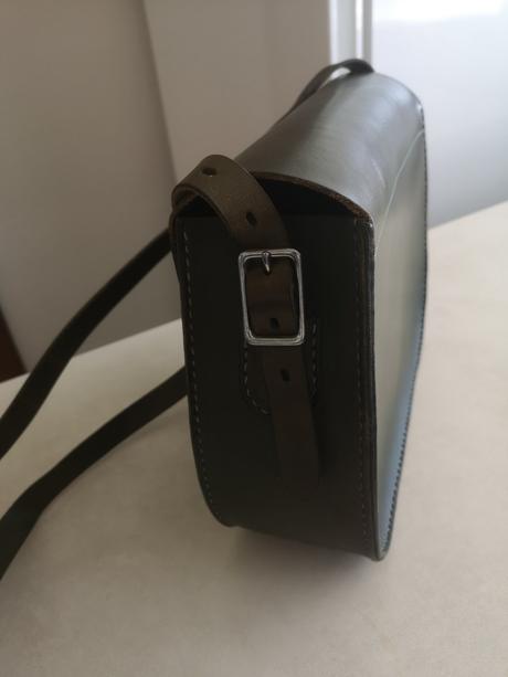 Zelená kabelka - "poľovnícka kapsa", 