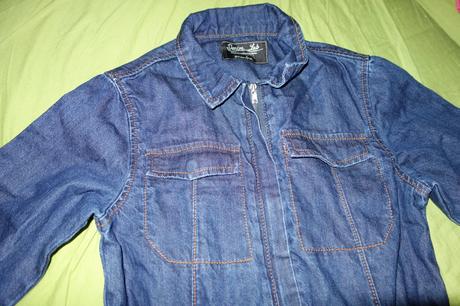 Riflovy overalcek denim lab zamira, 140