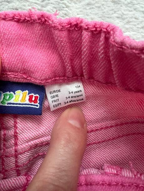 Dievčenské nohavice, lupilu,104