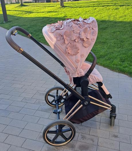 Cybex priam 3.0 rose gold simply flowers pink, cybex,cybex priam 3