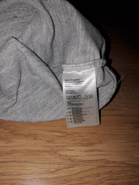 Mikina s kratkym rukavom, h&m,80