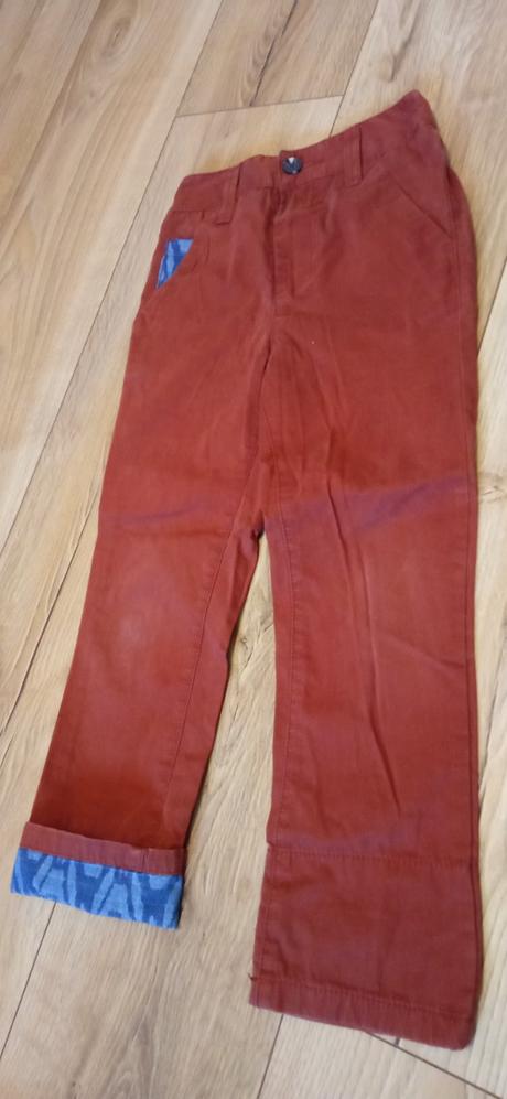 Chlapčenské bordove/koralové nohavice 110 next, next,110