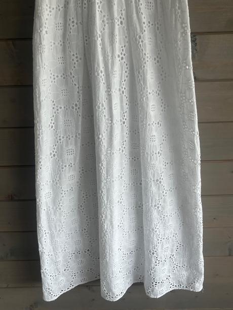 Romantické biele madeirové šaty zara, zara,s