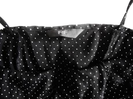 Letné bodkované šaty f&f veľ.42, f&f,42