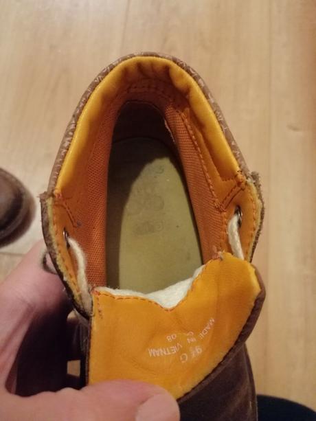 Kožené prechodné topánky, clarks,27