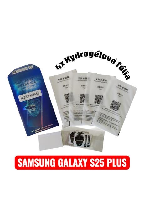 4x hydrogélová fólia na samsung galaxy s25 plus, samsung