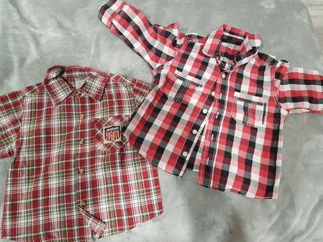 Chlapčenská košeľa 2kusy 12- 18mesiacov, 86