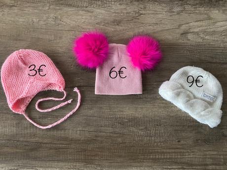 Zimná čiapka 6-12m 3ks, dkny,50