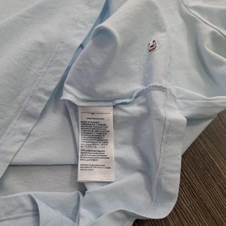 Bledomodré tričko s/m, tommy hilfiger,s