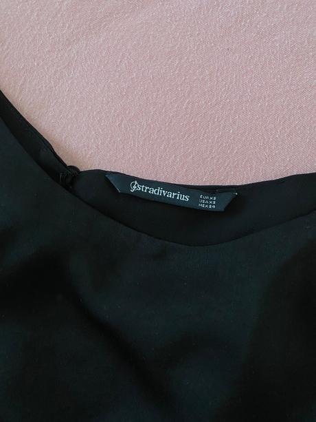 Čierny top, stradivarius,xs