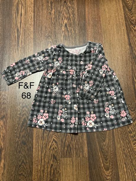 Šaty s dlhým rukávom f&f 68, f&f,68