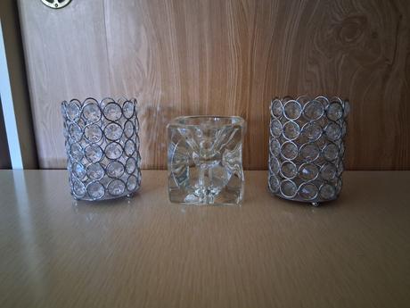 Svietnik ako nový sviečka sklo kryštál vianoce, 