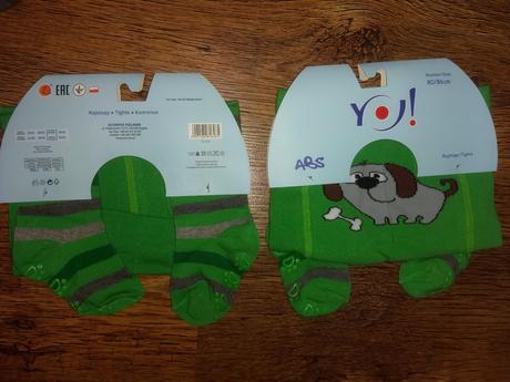 Bavlnené s pogumovanymi chodidlami, 80 / 86