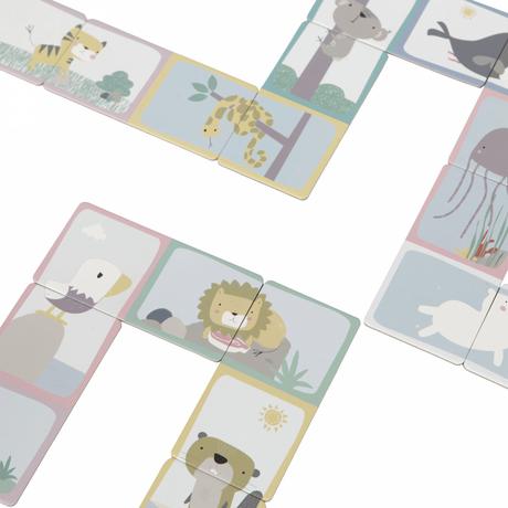 Domino puzzle zoo, 