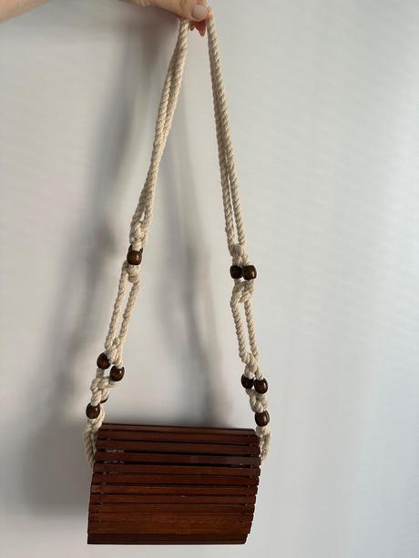 Drevená kabelka zara, zara